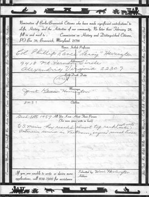 Col Phillip Lance Harrington, Distinguished Citizen 1985 (4).jpg