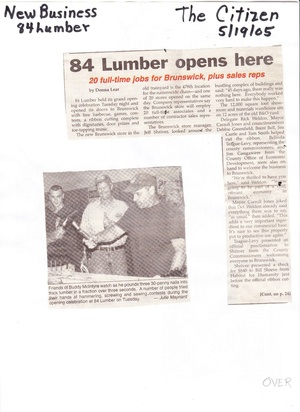 84 Lumber Opens, May 19, 2005.pdf