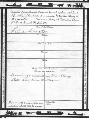 Lillian C. Compton, Distinguished Citizen 1983 (3).jpg