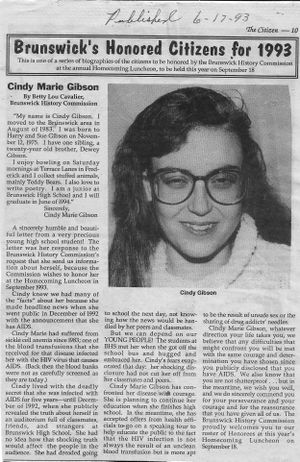 Cindy Marie Gibson, Distinguished Citizen 1993 (3).jpg