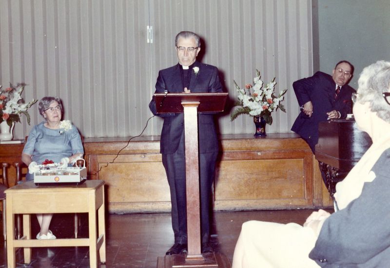 File:First Methodist Church Fellowship Hall on S. Maryland Avenue Reverend William Warner Presiding in 1964..jpg