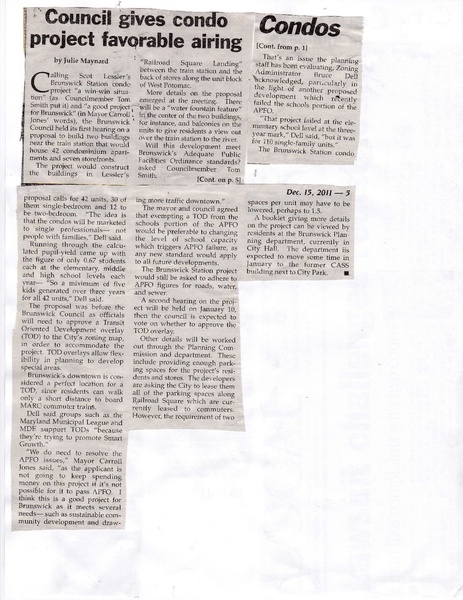 File:City Council hears Condo Projectfrom The Brunswick Citizen 2011.pdf
