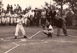 Railroaders Little League game in June, 1954..jpg