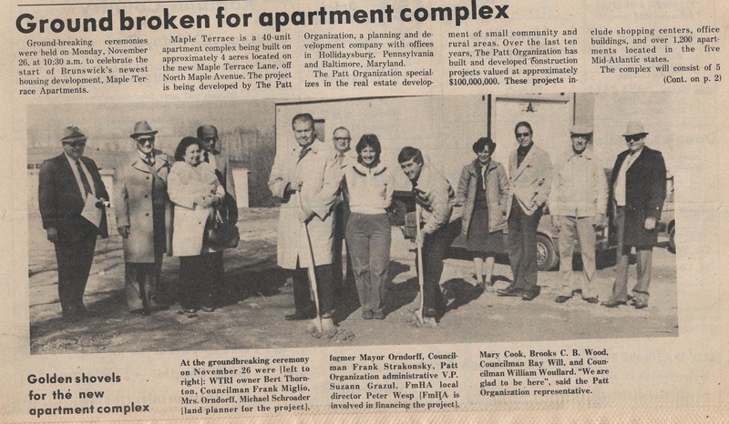 File:Apartment Complex Grouund Broken from The Brunswick Citizen, Vol 11, No 47, November 29, 1984.pdf