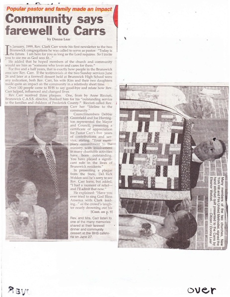 File:New Hope Methodist, Pastor Carr resigns from The Brunswick Citizen 1999.pdf
