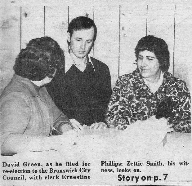 File:David Green, Ernestine Phillips, Zettie Smith from the Brunswick Citizen, Vol 5, No 6, February 9, 1978.jpg