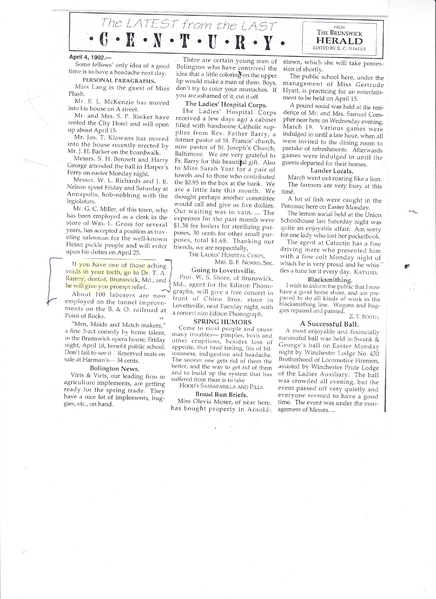 File:Last Centurey,April 4, 1902 From The Brunswick Citizen, April 2002.png