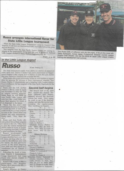 File:Little League 2019 State Tournament from the Brunswick Citizen, Vol 46, No 19, May 16, 2019.jpg