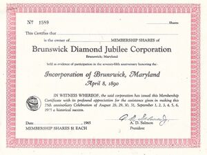 Diamond Jubilee 1965 Stock Certificate.jpg
