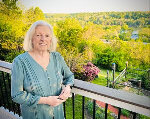 Diane Ellis on her porch overlooking the Potomac.jpeg