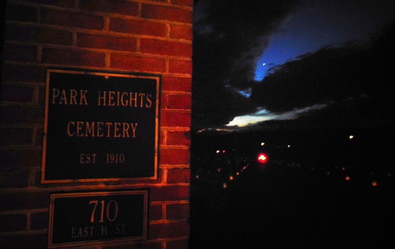 File:Holidays in Brunswick 2019 The sun was setting on Park Heights Cemetery Luminary event (16).jpg