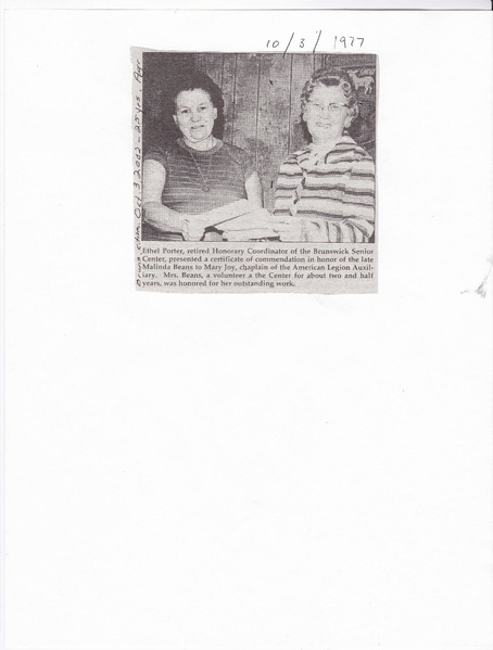 File:Ethel Porter and Mary Joy from The Brunswick Citizen, October 3, 2002.pdf