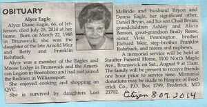 Alyce Diane Eagle Obituary July 28, 2014.jpg