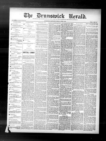 File:The Brunswick Herald Vol. 1 No. 14, June 5, 1891.pdf