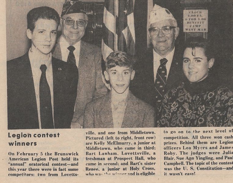 File:American Legion 1987 Oratorical Contest Winners from The Brunswick Citizen, February 12, 1987.jpg