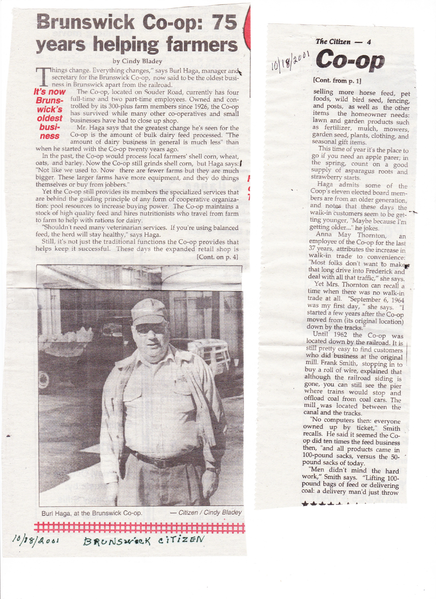 File:Brunswick Co-Op 75 years from The Brunswick Citizen, October 18, 2001.png