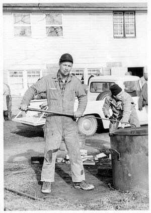 Country Butchering Buddy Shifflet and Roland Biser Circa 1960s.jpg