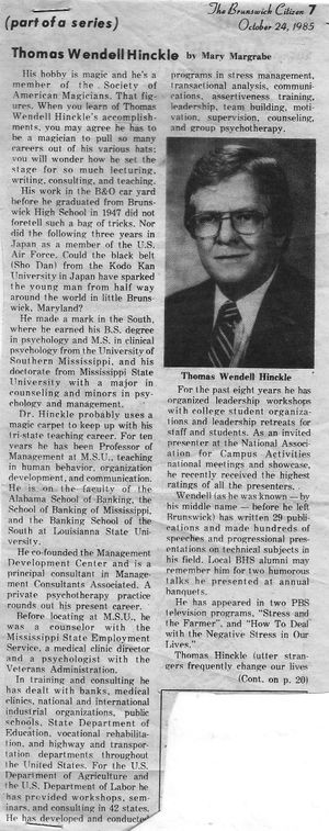 Thomas Wendell Hinkle, Distinguished Citizen 1985 (6).jpg