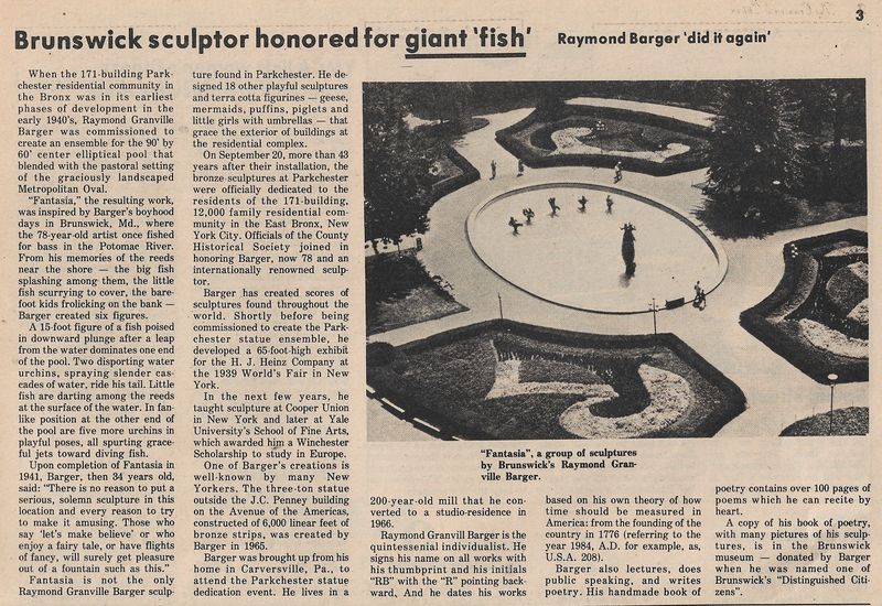 File:Raymond Granville Barger honored for Giant Fish from The Brunswick Citizen, Vol 11, No 42, October 25, 1984.jpg