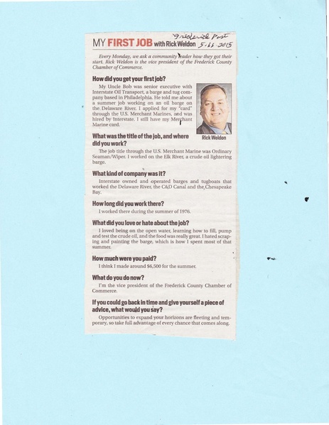 File:Rick Weldonn Q and A from The Frederick New Post, May 11, 2015.pdf