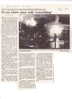 Gross Store- Fire from The Brunswick Citizen 1999.png