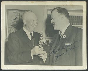 President Eisenhower and Gov. McKeldon 1955.jpg