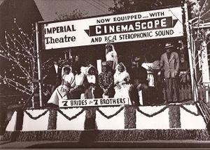 Veterans Day Parade Circa 1954 - Imperial Theater Float.jpg
