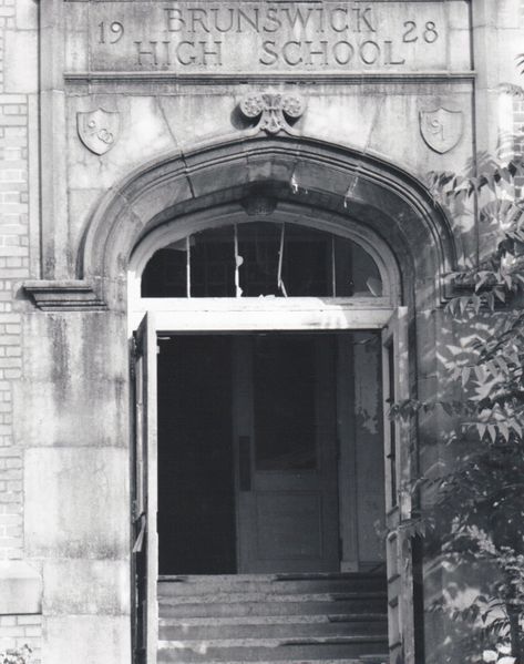 File:Brunswick High School 1928 Door photo.jpg
