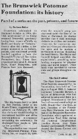 File:Brunswick Potomac Foundation, its history part II from The Brunswick Citizen, Vol 5, No 3, January 1978.pdf