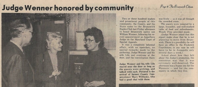 File:Judge William Wenner Honored by Community from The Brunswick Citizen, Vol 12, No 48, December 5, 1985.pdf
