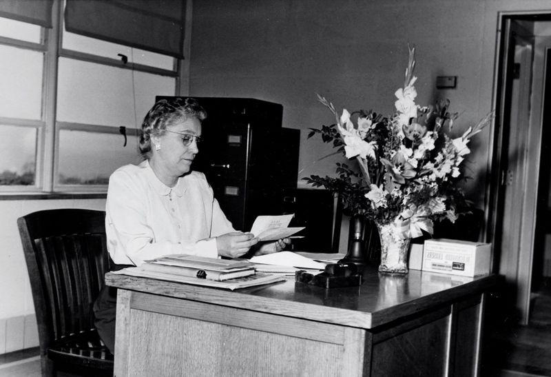 File:Principal - Miss E. Virginia (Patty) Wenner, the first principal of the consolidated Brunswick Elementary School.jpg