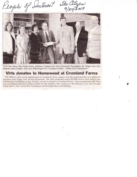File:Edgar Virts Donation from The Brunswick Citizen, Septembr 24, 2009.pdf
