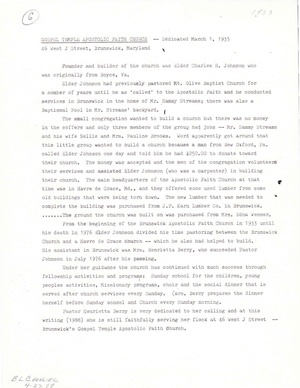 Gospel Temple Apostolic History 1933.pdf