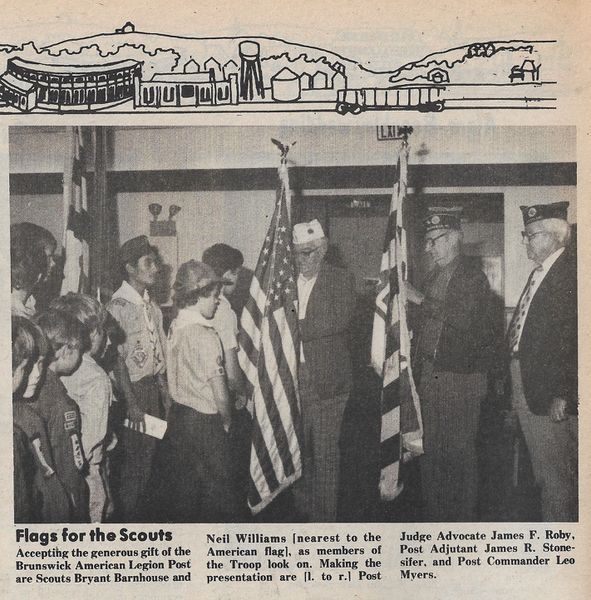 File:American Legion 1985 Flags for Scouts from The Brunswick Citizen, Vol 12, No 40, October 10, 1985.jpg
